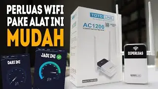 INI ALATNYA !!  Untuk MEMPERLUAS WIFI. Totolink EX1200L