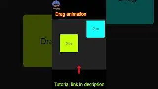 Dragging animation effect by Java&CSS only !! 