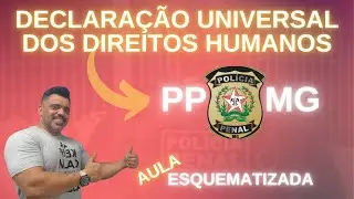 PPMG - Policia Penal de Minas Gerais - DUDH  Declaração Universal dos DH - Artigo por Artigo - 2021