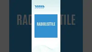 🔘RadioListTile - A widget that combines a radio button and a ListTile for better UI.