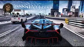 ► GTA 5 ✪ REDUX - Lamborghini Veneno! Ultra Realistic Graphic ENB MOD PC - 1080p 60 FPS