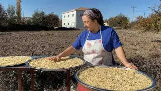 TAM ÖLÇÜLÜ EV ERİŞTESİ ✅|3 KİLO UNDAN MALATYA USULÜ ERİŞTE KESME