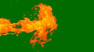 HD Green Screen ✩ Fire Tongue