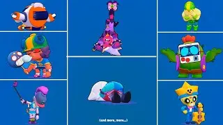 Brawl Stars - All Lose Poses (2020)