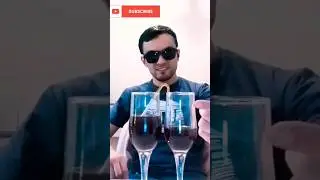 FIZIKA QONUNI  JUDA QIZIQARLI два стакана и трубочка физика 