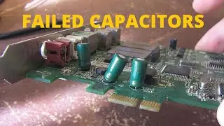 Failed capacitors on Aver capture/tuner card + future plans