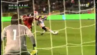 EM Qualifikation Belgien Österreich 4:4