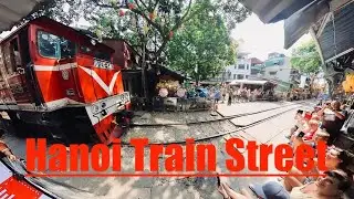 360 video | Hanoi Train Street | Vietnam