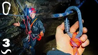 Making a Homemade CARABINER and Testing It In a CAVE! Part 3