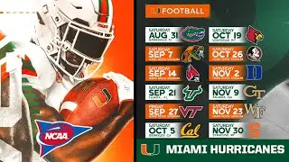 2024 Miami Hurricanes Football Game Schedule