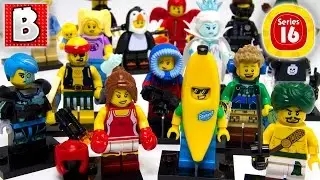 Lego Collectible Minifgure Series 16 | Unbox Build Time Lapse Review
