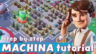 MACHINA - step by step TUTORIAL 🤓 learn HOW TO SOLO - BOOM BEACH operation gameplay/attack strategy