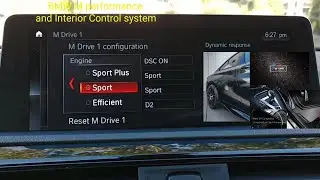 BMW M2 Competition basic drive presets and interior controls