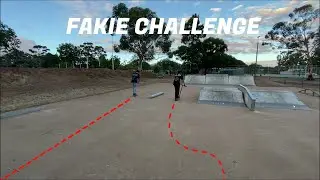 We got noise complaint while doing FAKIE CHALLENGE
