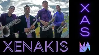 MANA QUARTET | XAS for saxophone quartet (1987) - IANNIS XENAKIS | Spectrum NYC (LIVE)