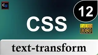 12 - Curso de CSS - text-transform