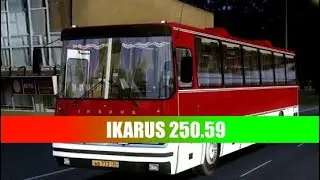 Ikarus 250.59 рейс на карте Большая деревня - OMSI2
