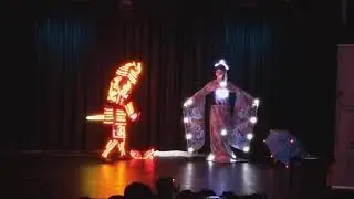 Световое шоу на одном из кинофестивалей! Захватывающе!