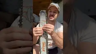 Проблема бензо-цепи, о которой мало кто знает! #какнаточитьцепь#проблемыбензопилы#stihl