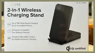Ubiolabs 2-in-1 Wireless Charging Stand REVIEW