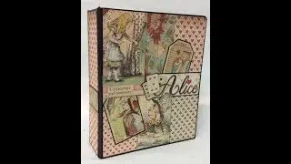 Alice Wide Folio Album - Stamperia