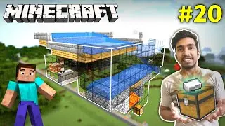 FINALLY I BUILD UNLIMITED IRON FARM | MINECRAFT GAMEPLAY #20
