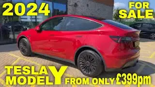 Stunning Red Tesla Model Y