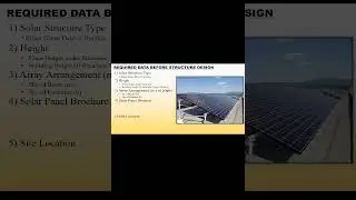 Requirements for Solar Structure Design