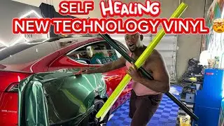 Self healing vinyl film ( New material firmamentwrapz )