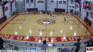 KHS Basketball Boys Varisty vs New Hampton, January 31, 2024 4pm ET