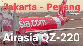 Pertama kali naik Airasia Flight QZ220 Jakarta - Penang
