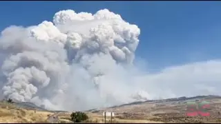 ‘Hellish’ scene unfolds as wildfire races toward California mountain community