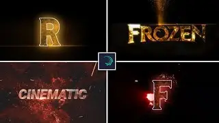 Cinematic title intro video editing in Alight Motion kinemastar preset intro video editing