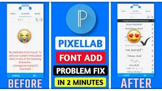 How to Add Fonts in Pixellab || Pixellab Font Add Problem || Fonts🔥