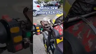 Самодельный электро велосипед #bumblebee #electric #byke #электровелосипед #moto