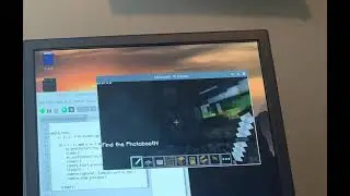Raspberry Pi: Minecraft Photobooth Project Demo (Student work/ DB