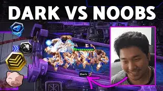 How quickly can DARK dispose of noobs? (Part 1) | Holdout Challenge - StarCraft 2