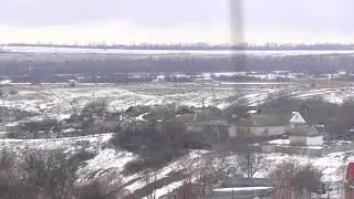 вид из окна зима снег панорамный