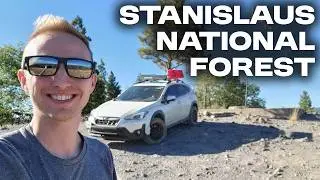 Exploring Stanislaus National Forest (POTA Activation, Subaru Overlanding, Camping, and More!)