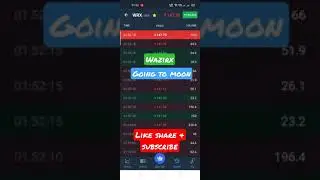 wazirx Trading/Going to moon soon