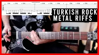 Top 25 Turkish Rock Riffs | Türk Rock Riffleri | With Tabs