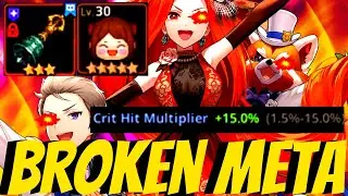 MOST BROKEN MAD PANDA TRIO META BUILD?! MAX POTENTIAL OF TANK MODE MP TRIO! - GUARDIAN TALES