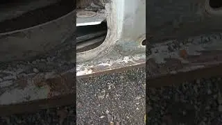 Восстановление порога правого dodge caravan 2001 2.4 repair Recovery