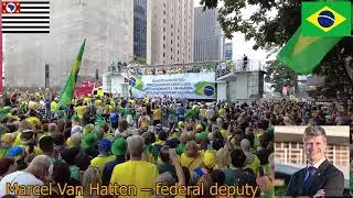 Manifestação Avenida PAULISTA  //demonstration on Paulista avenue - Brazil   -26 novembro 2023