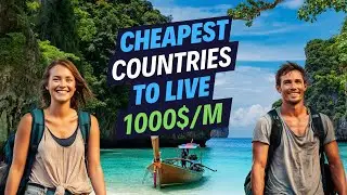 Live LIKE A MILLIONAIRE On $1000 A Month In These 10 Countries
