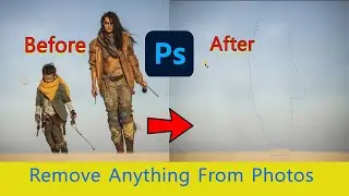 How To Remove Anything From Photo In Photoshop , Remove Object From Photo ,