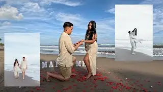 Sesión de fotos en pareja con la 
