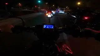İSTANBUL TRAFİKTE GECE GAZLAMA #7 / Honda CB250R 2020 ve HERO XPULSE 200 2024