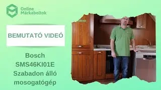 Mosogatás, akár fele annyi idő alatt - Bosch SMS46KI01E Szabadon álló mosogatógép bemutató videó
