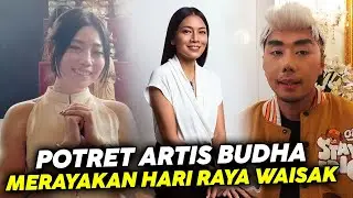 Potret Artis Budha Sedang Merayakan Hari Raya Waisak 2023